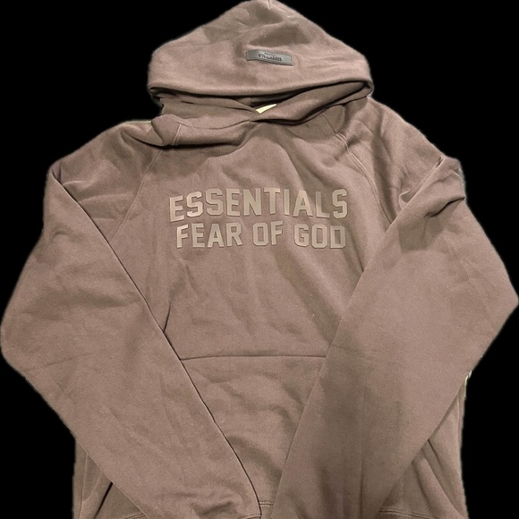 Fear of God Essentials Plum Hoodie - Picture 1 of 3